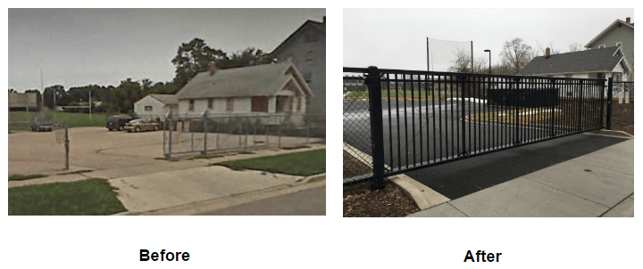Century Fence Haertel Field Before And After